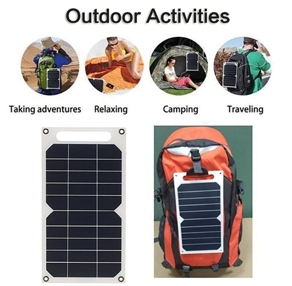 Solarpanel für Elektro Geräte - Camping & Wandern