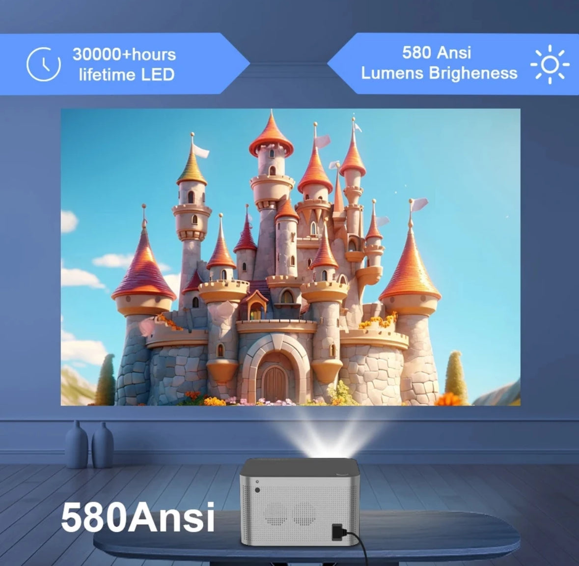 HY320 Smart UHD Beamer 4K - Android 11.0