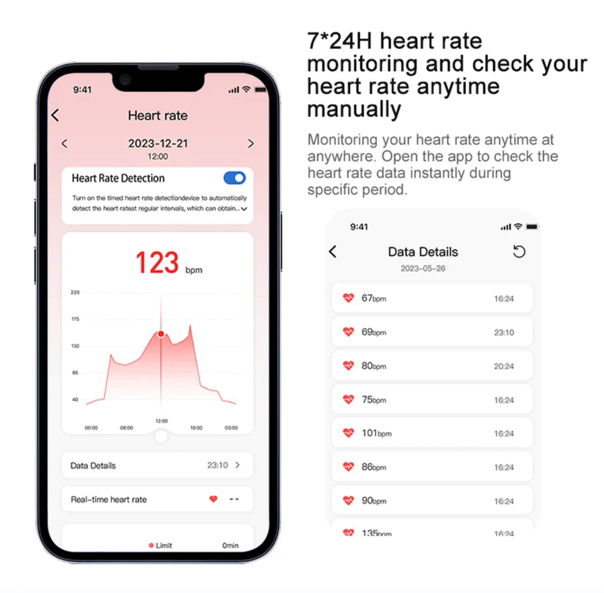 Premium Fitness Smart Ring - Gesundheitsüberwachung 24/7