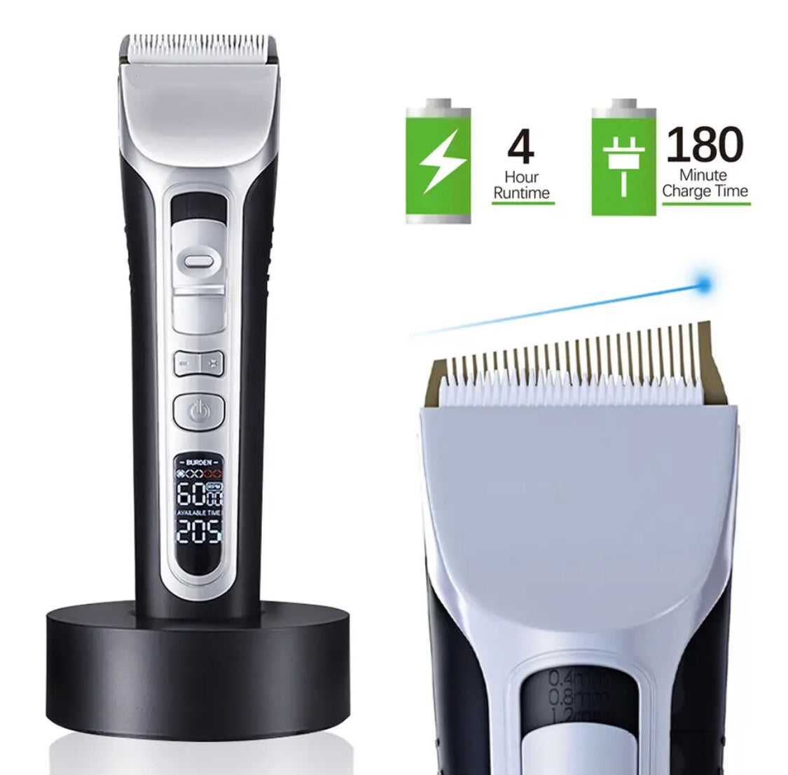 Fade Trimmer mit Docking-Station - 4h Akkulaufzeit