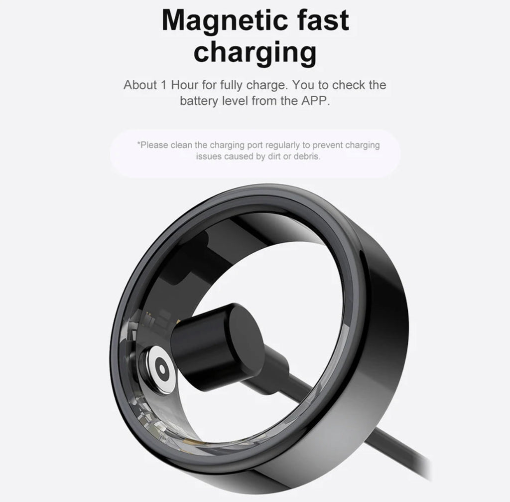 Premium Fitness Smart Ring - Gesundheitsüberwachung 24/7