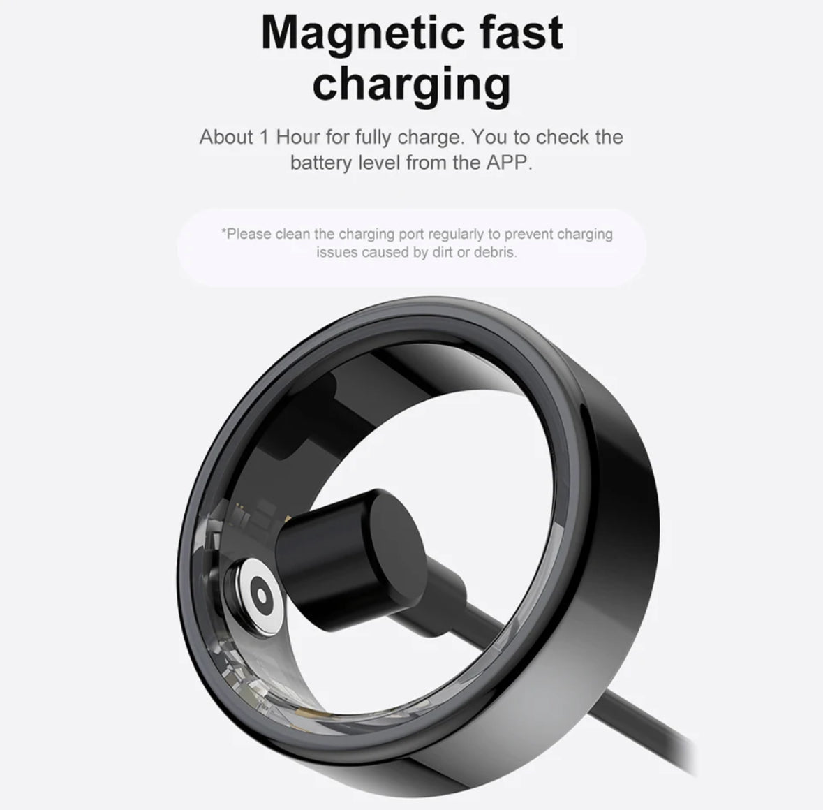 Premium Fitness Smart Ring - Gesundheitsüberwachung 24/7