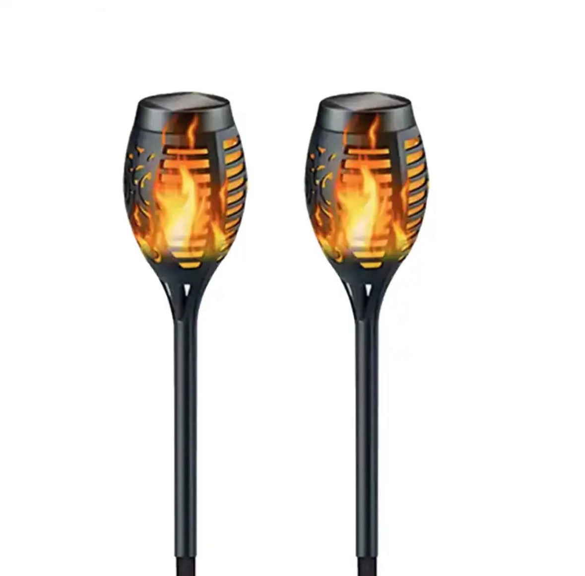 Solar Fackeln mit flackerndem Licht - 52cm