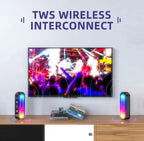 Solar Bluetooth Lautsprecher mit RGB Beleuchtung - 15h