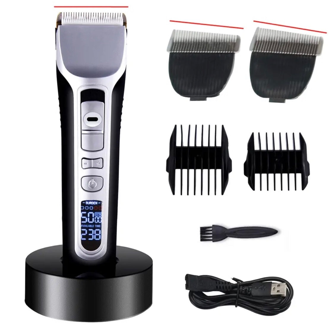 Fade Trimmer mit Docking-Station - 4h Akkulaufzeit