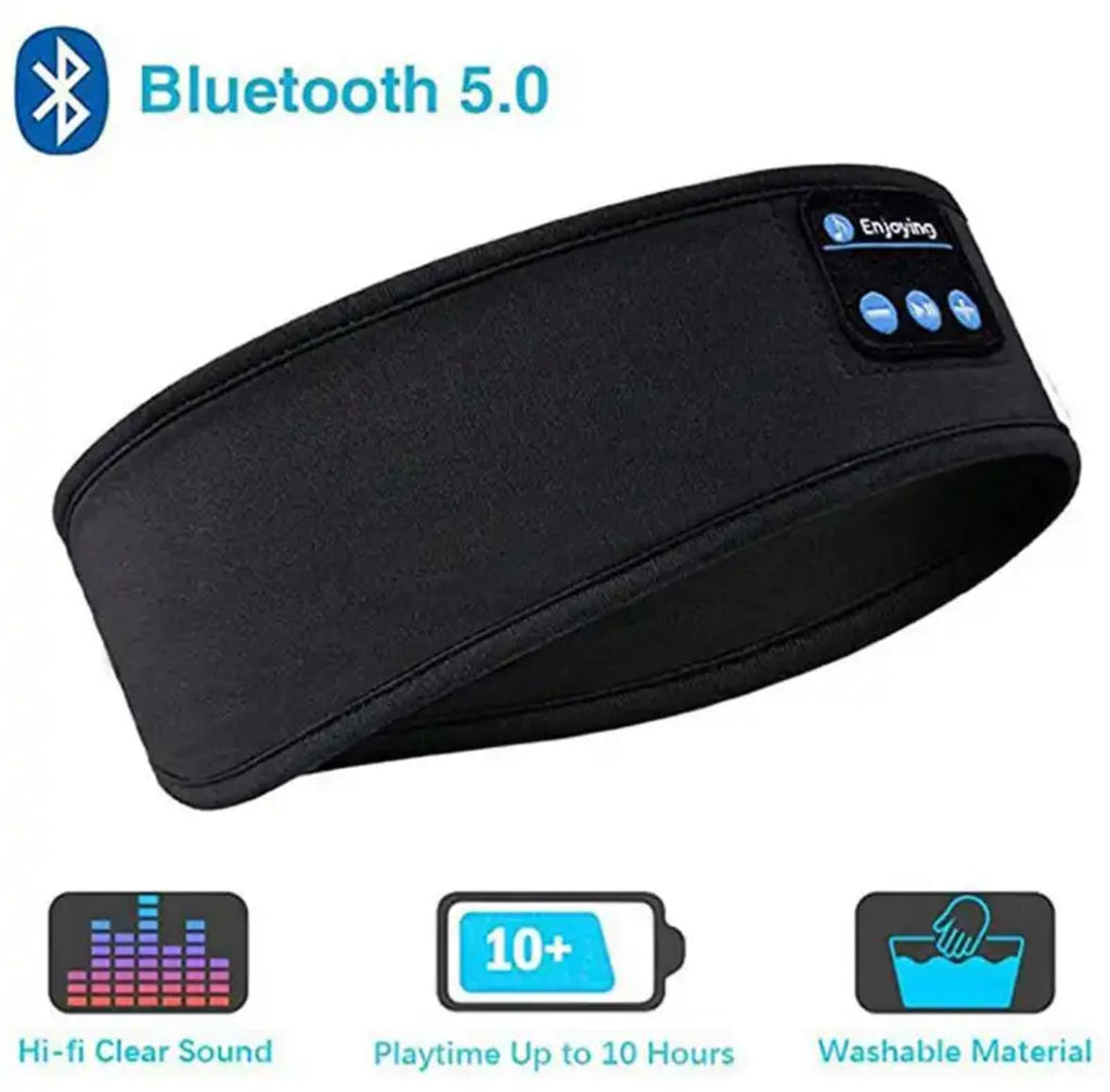 Bluetooth Stirnband mit integrierten Kopfhörern - Sport & Schlaf