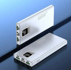 66W Schnelllade Power Bank mit Taschenlampe