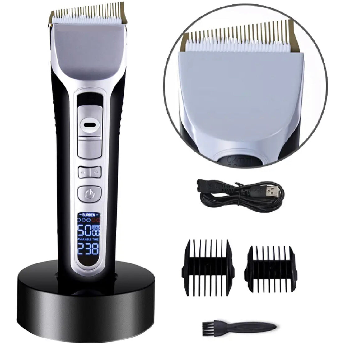Fade Trimmer mit Docking-Station - 4h Akkulaufzeit