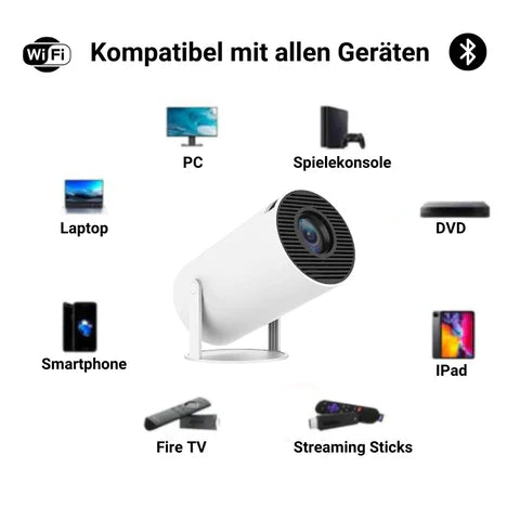 Smart HD Projektor - Kinoerlebnis für Zuhause
