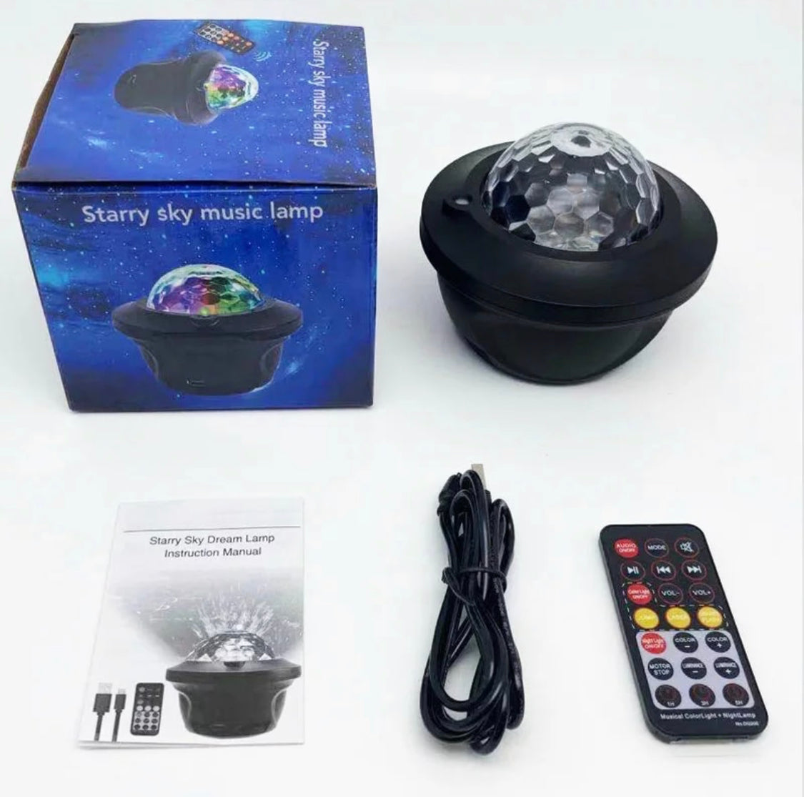 LED Galaxy Projektor mit Bluetooth Lautsprecher