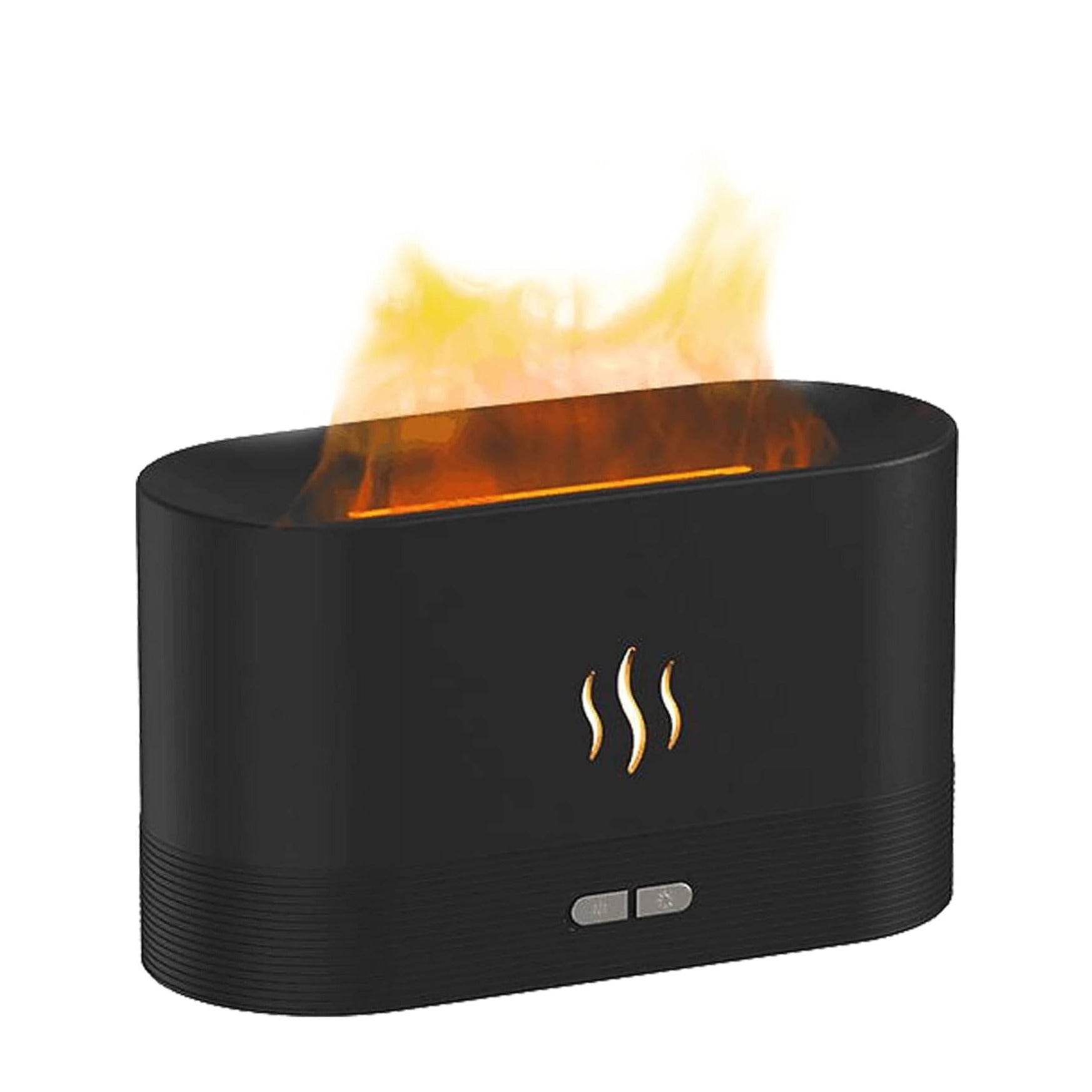 USB Luftbefeuchter mit LED Flammen Optik