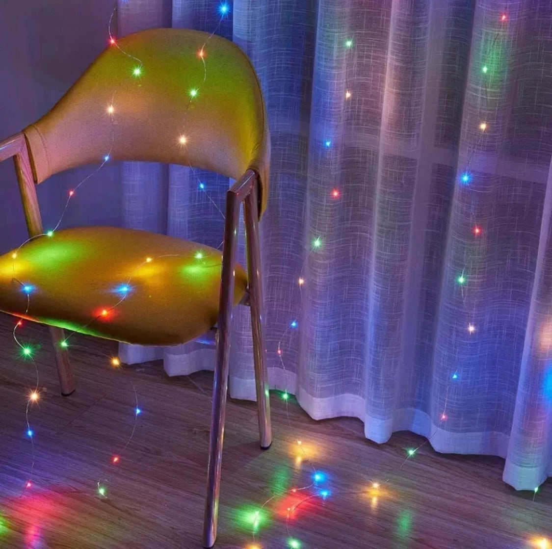 LED Vorhang mit 8 Lichtmodi und Fernbedienung