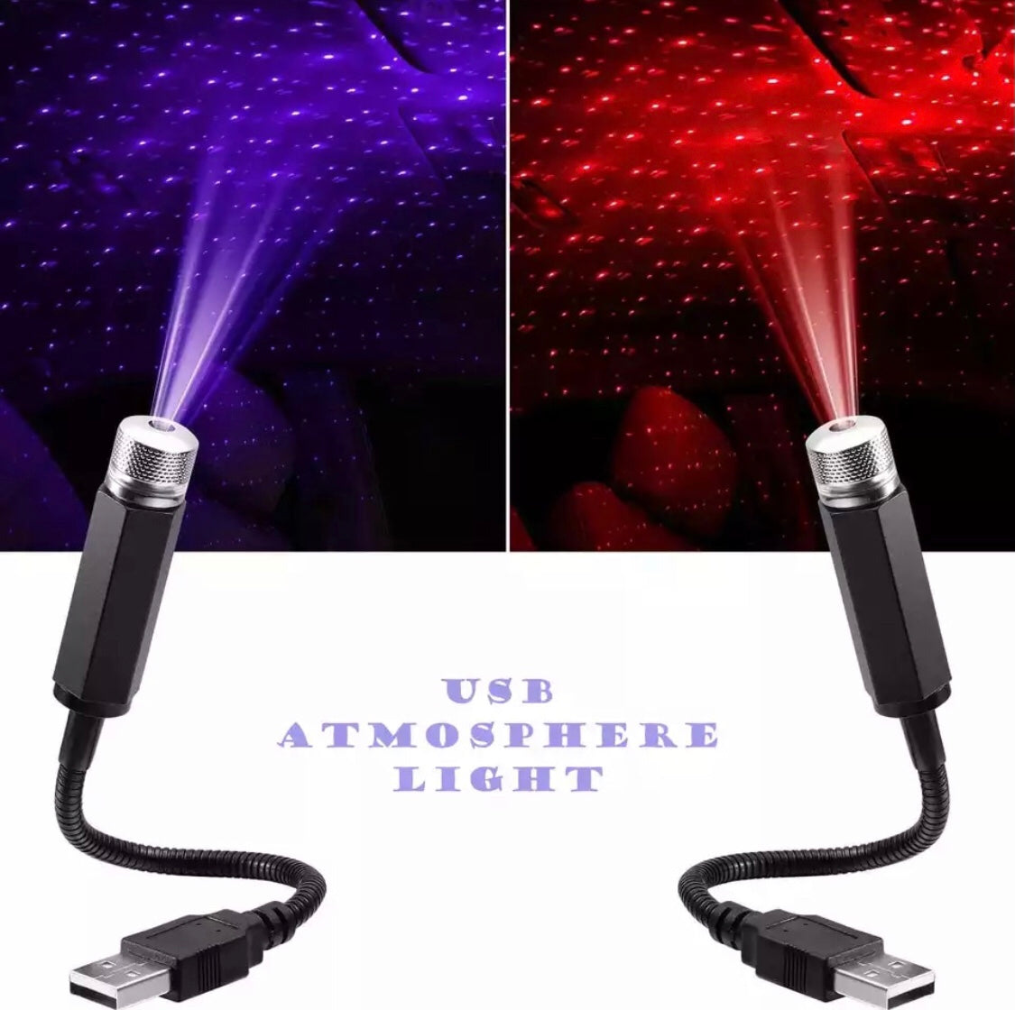 USB LED Sternenhimmel Projektor für Auto und Zuhause