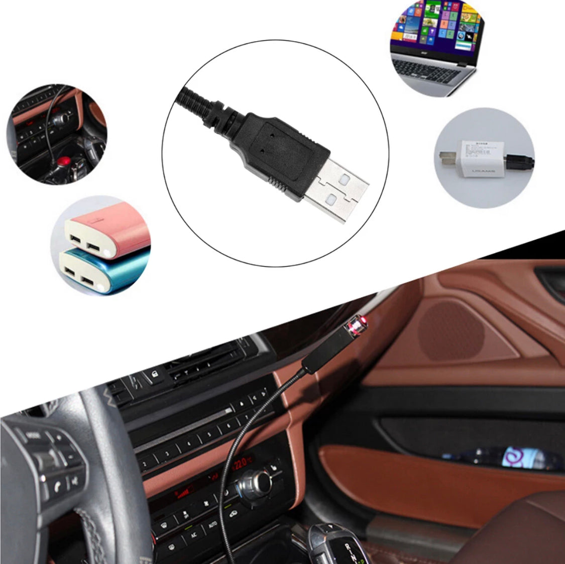 USB LED Sternenhimmel Projektor für Auto und Zuhause