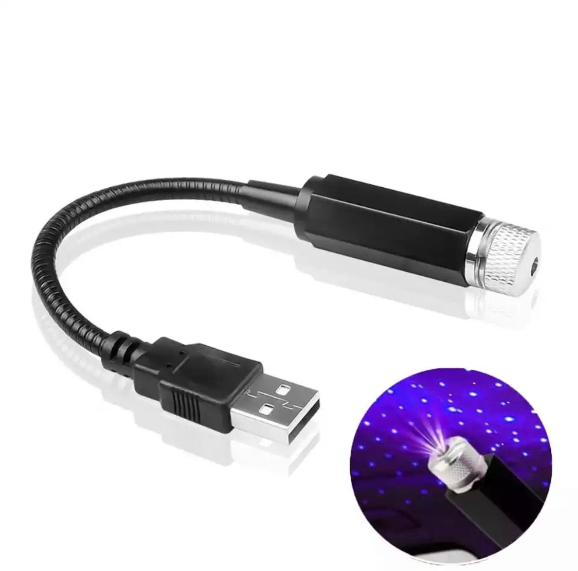 USB LED Sternenhimmel Projektor für Auto und Zuhause