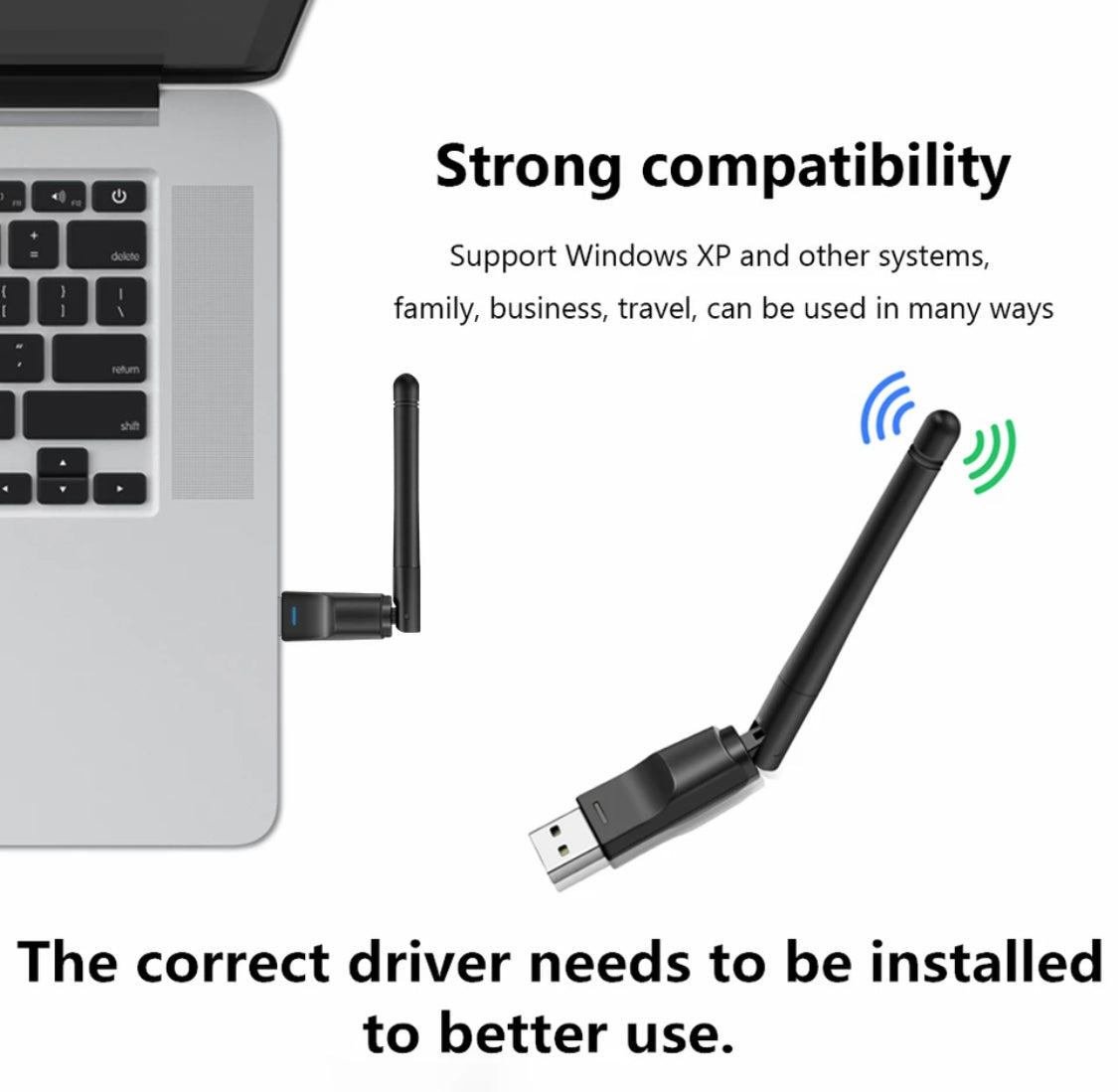 USB WiFi Erweiterungs Antenne - Verstärkte Internetverbindung