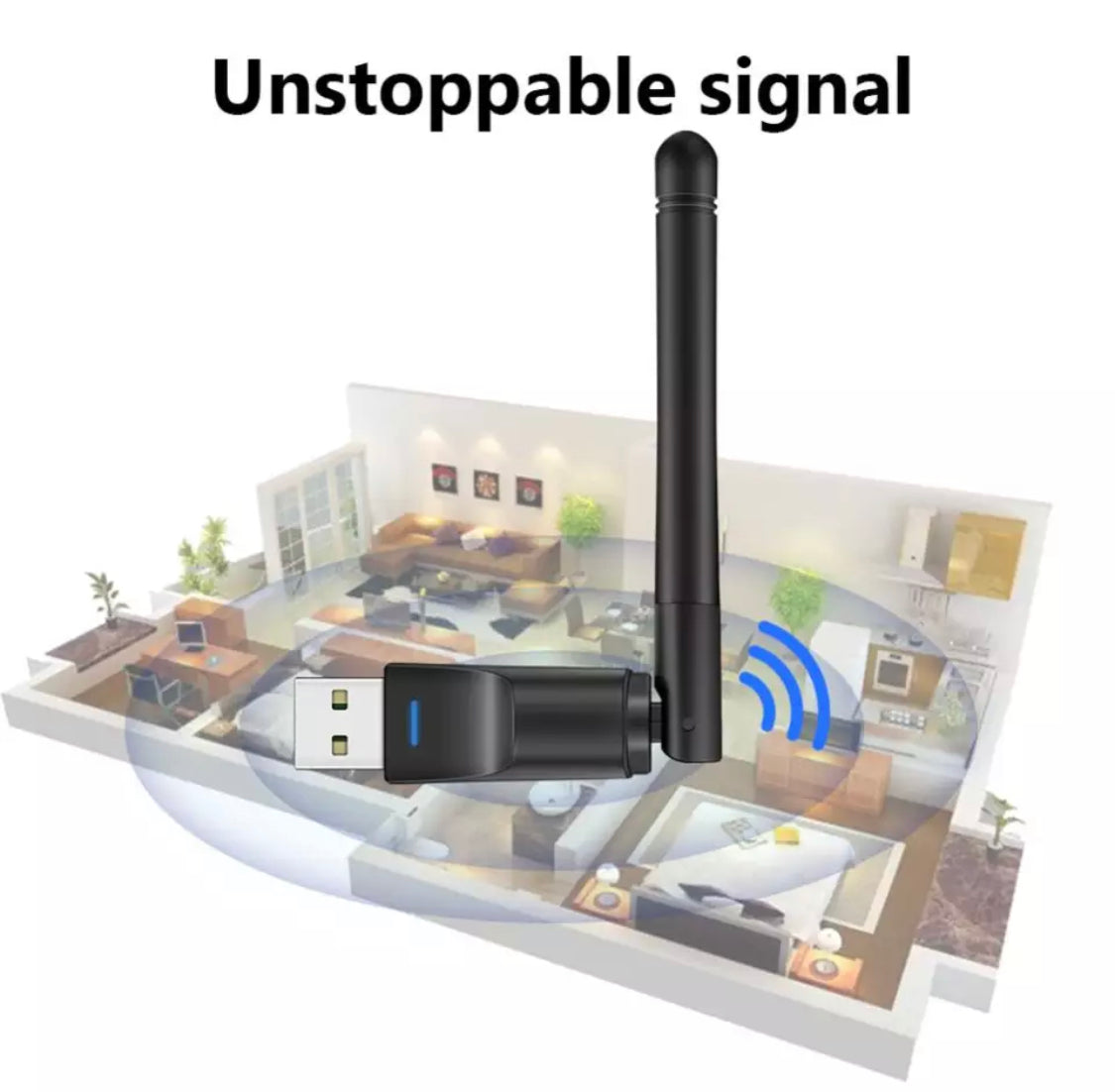 USB WiFi Erweiterungs Antenne - Verstärkte Internetverbindung