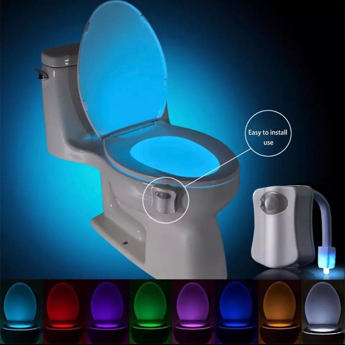 LED Toiletten Nachtlicht mit Bewegungsmelder