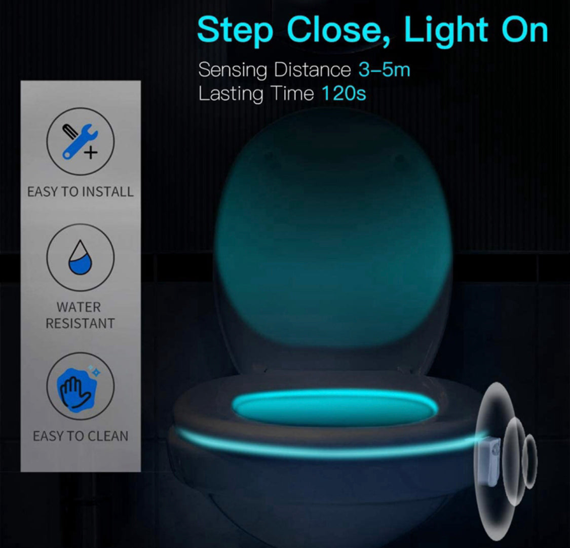 LED Toiletten Nachtlicht mit Bewegungsmelder
