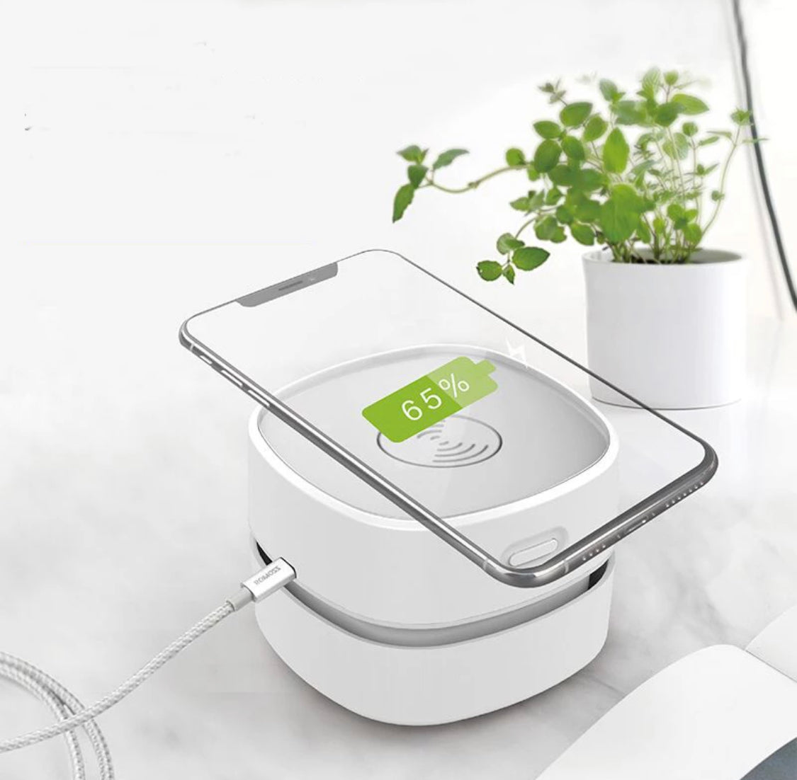 Mini Hand Staubsauger mit Wireless Ladestation