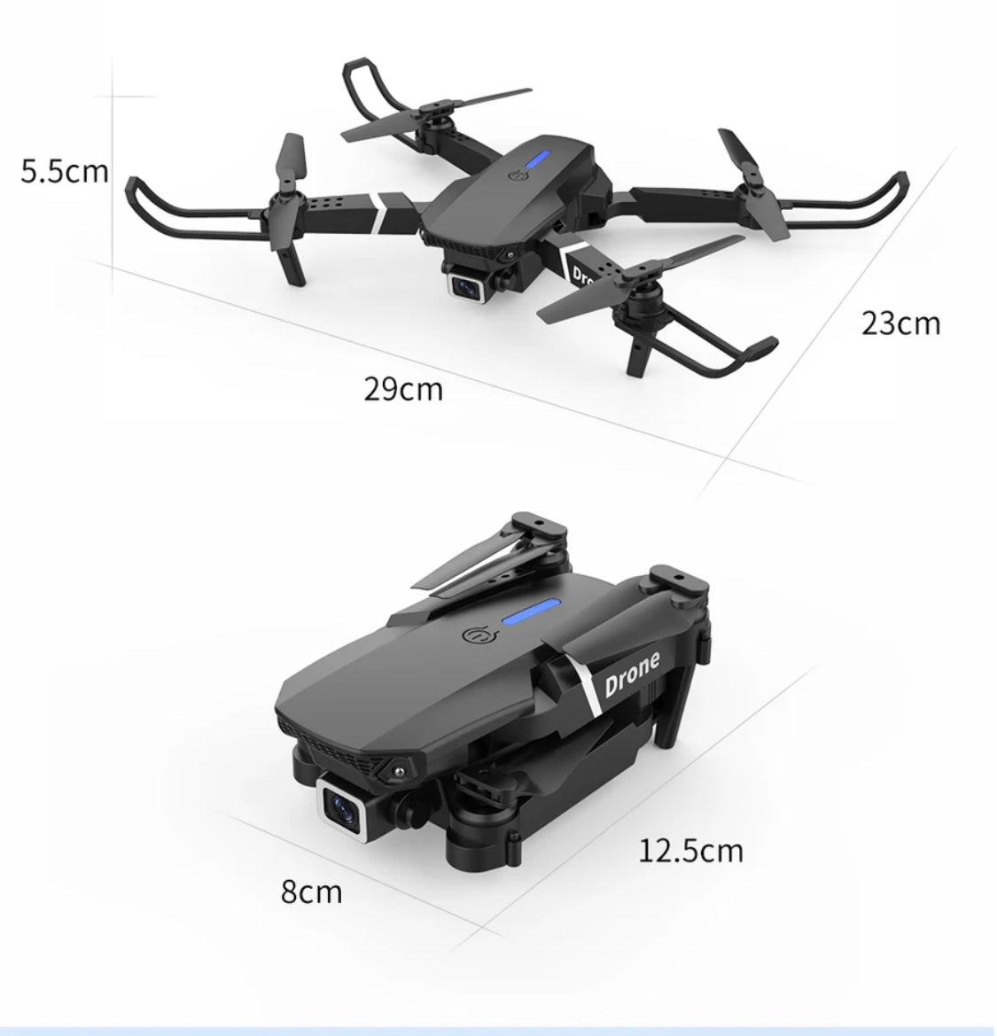 WIFI 4K Dual Kamera Pro Drohne - Professionelle Luftaufnahmen