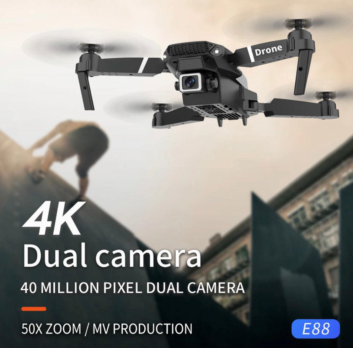 WIFI 4K Dual Kamera Pro Drohne - Professionelle Luftaufnahmen