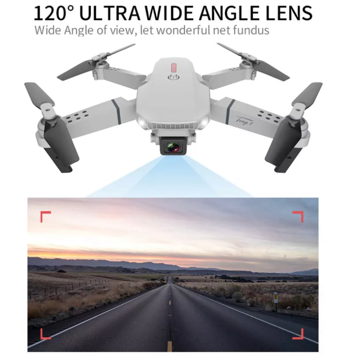 WIFI 4K Dual Kamera Pro Drohne - Professionelle Luftaufnahmen