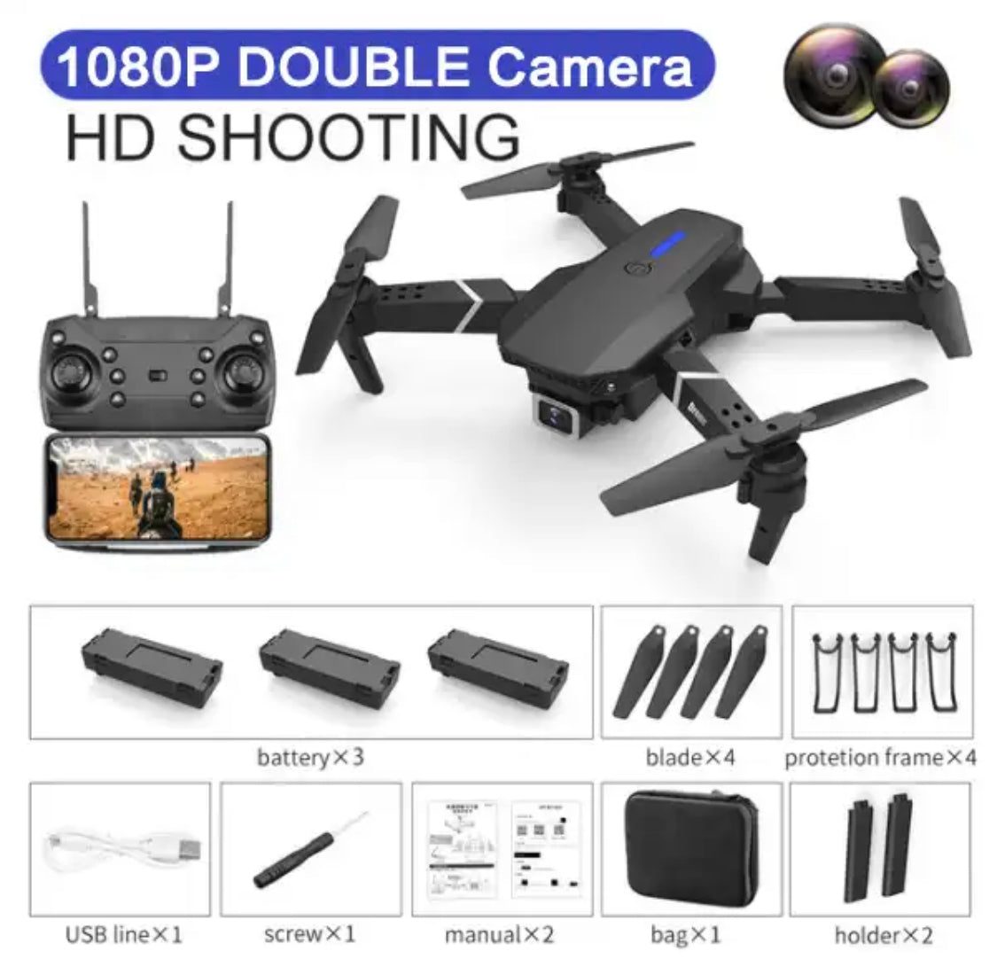 WIFI 4K Dual Kamera Pro Drohne - Professionelle Luftaufnahmen