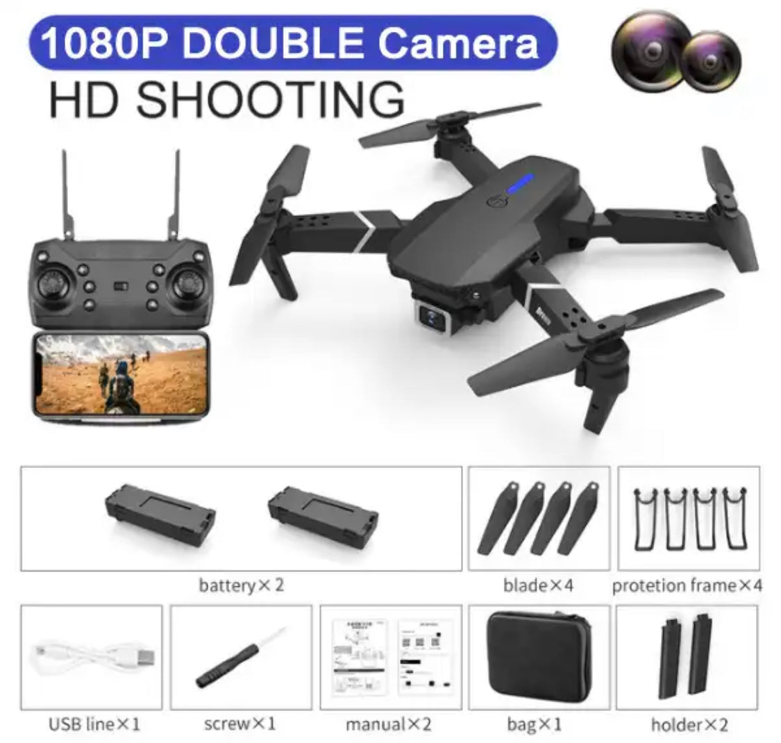 WIFI 4K Dual Kamera Pro Drohne - Professionelle Luftaufnahmen