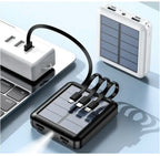 Multi Solar Power Bank mit Taschenlampe