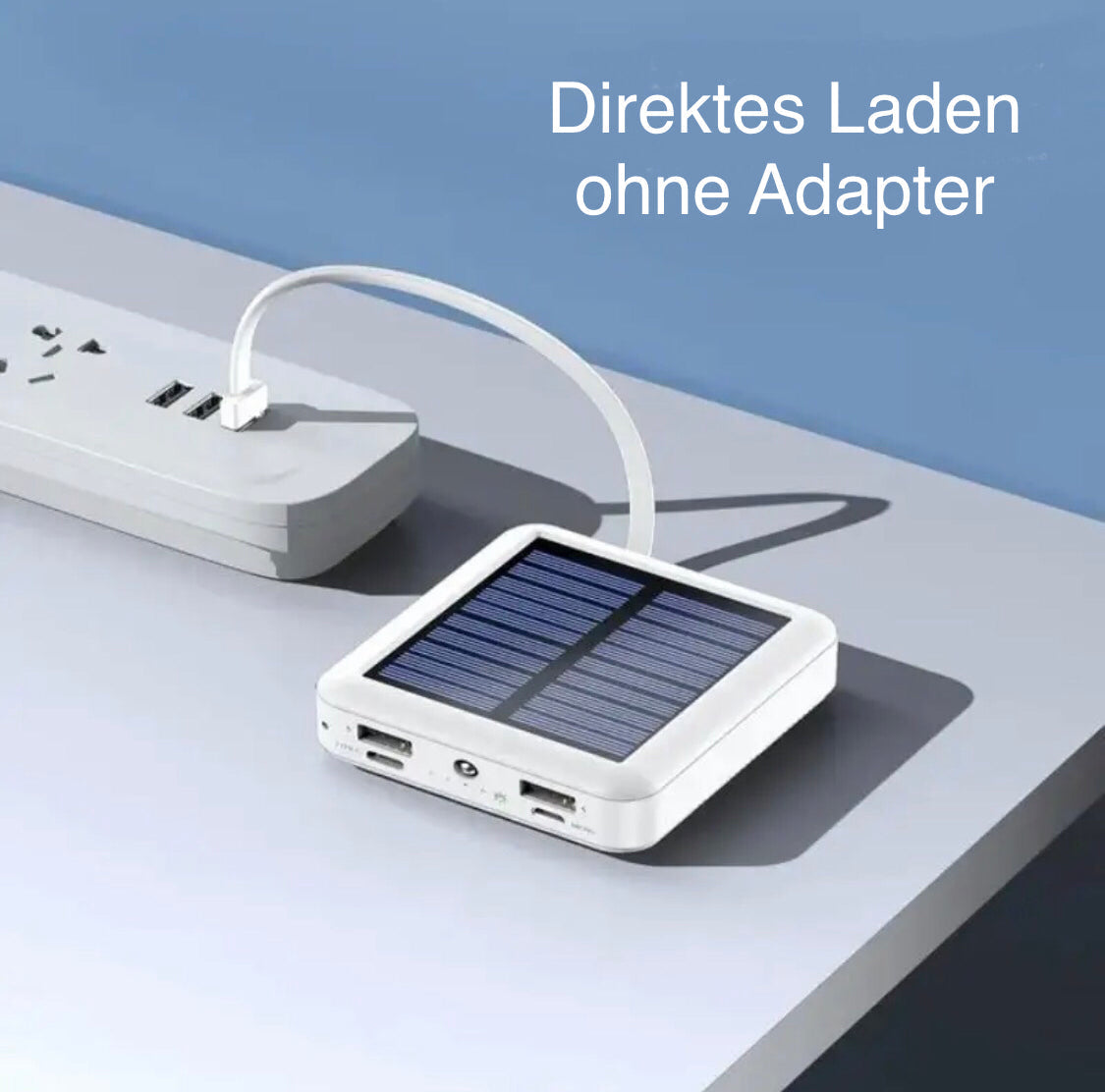 Multi Solar Power Bank mit Taschenlampe