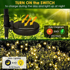 Solar Glühwürmchen – 10x LED Glühwürmchen-Effekt, IP65 Wasserdicht, RGB & Warmweiß - Strombude.ch RGB / 10LED 1PCS