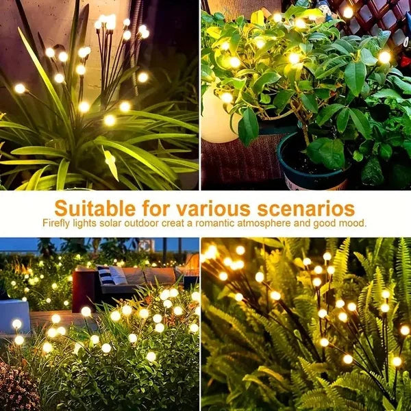 Solar Glühwürmchen – 10x LED Glühwürmchen-Effekt, IP65 Wasserdicht, RGB & Warmweiß - Strombude.ch RGB / 10LED 1PCS