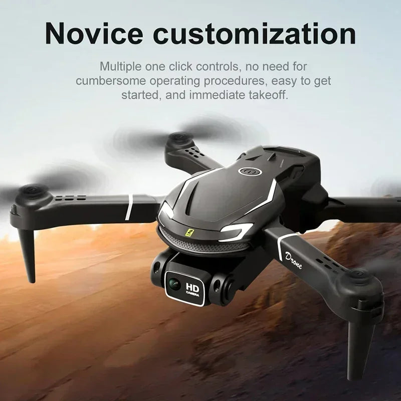 8K HD RC Drohne mit 50X Zoom, 45 Min Flugzeit & 720° Hindernisvermeidung – WLAN-FPV, Gestensteuerung - Strombude.ch Grau