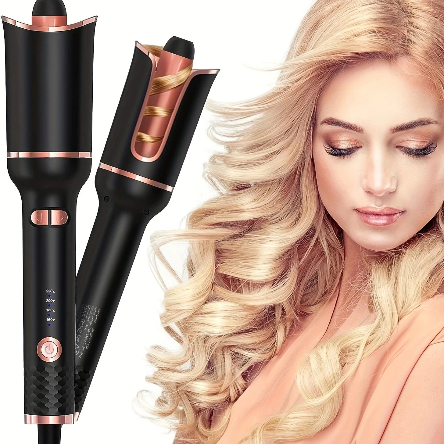 Automatischer Lockenstab - Keramik Rotating Air Curler Magic Hair Styler