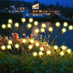 Solar Glühwürmchen – 10x LED Glühwürmchen-Effekt, IP65 Wasserdicht, RGB & Warmweiß - Strombude.ch warm / 10LED 1PCS