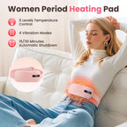 Elektrisches Heizkissen - Wärmegürtel gegen Menstruationsbeschwerden mit Vibration