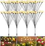 Solar Glühwürmchen – 10x LED Glühwürmchen-Effekt, IP65 Wasserdicht, RGB & Warmweiß - Strombude.ch RGB / 10LED 1PCS