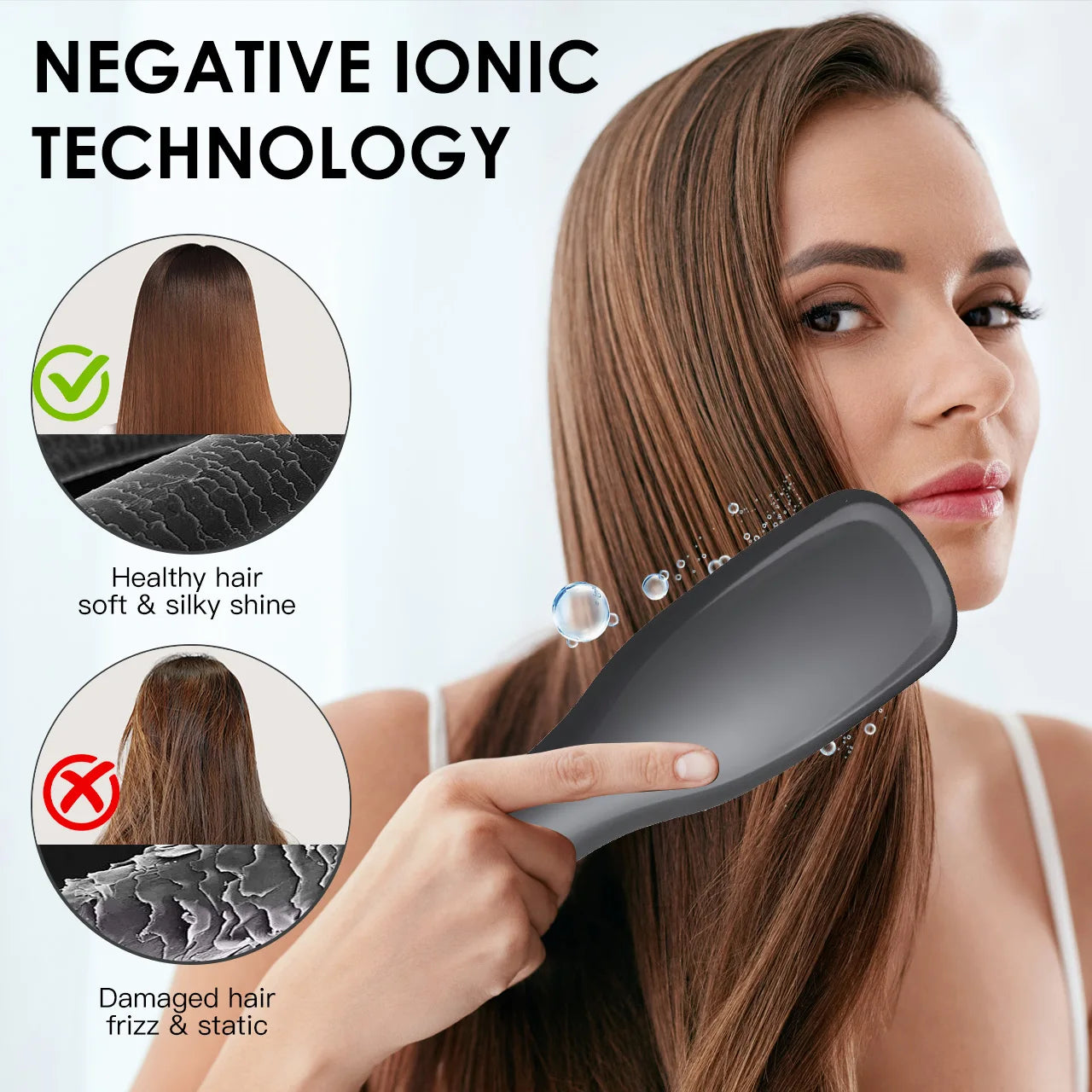 Heissluft-Stylingkamm – Glättbürste für glattes & lockiges Haar - Strombude.ch Default Title