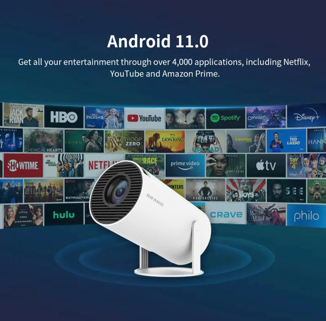Smart HD Projektor - Kinoerlebnis für Zuhause