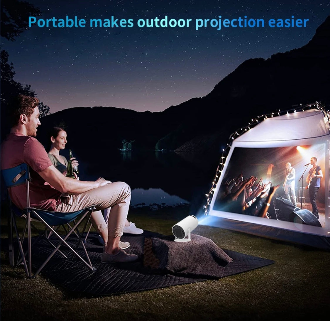 Smart HD Projektor - Kinoerlebnis für Zuhause