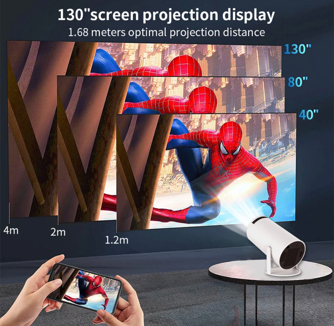 Smart HD Projektor - Kinoerlebnis für Zuhause